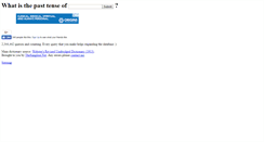 Desktop Screenshot of pasttenseof.com