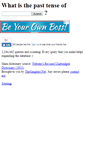 Mobile Screenshot of pasttenseof.com