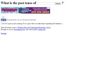 Tablet Screenshot of pasttenseof.com